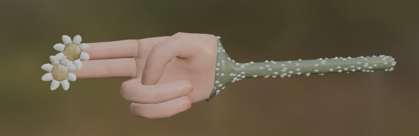 Omega Flowey finger guns