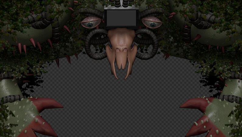 Omega Flowey alternate view