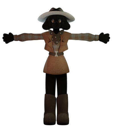Poodle Animatronic