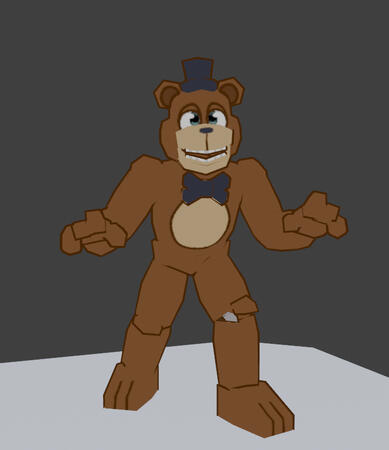Stylised Low Poly Freddy