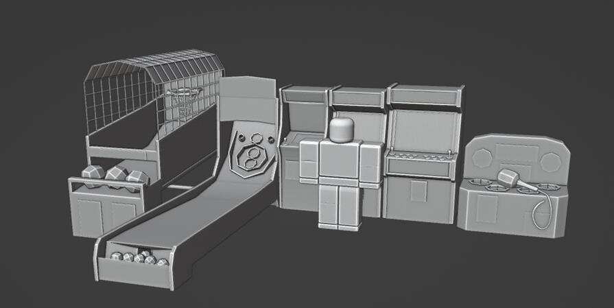 Various arcade games