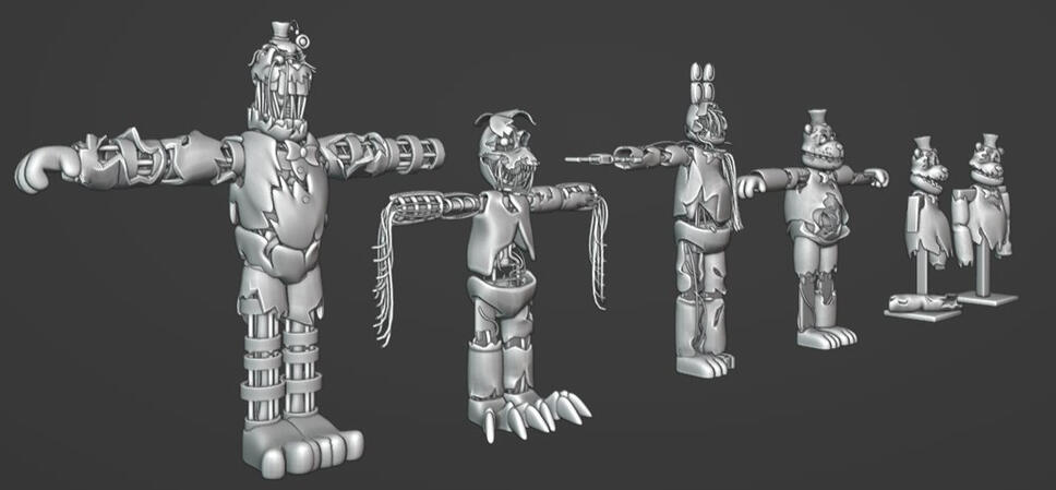 Scrapped Forgotten Memories models